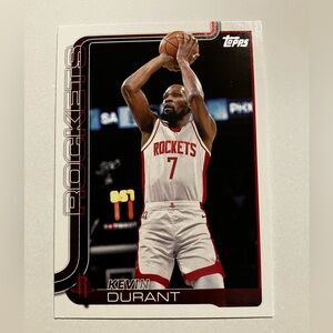 Topps NBA Kevin Durant Houston Rockets Card #157